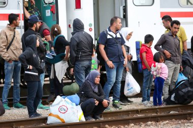 Dugo Selo'daki Suriyeli mülteciler