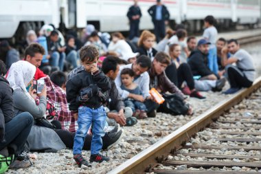 Dugo Selo'daki Suriyeli mülteciler