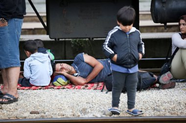 Dugo Selo'daki Suriyeli mülteciler