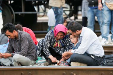 Dugo Selo'daki Suriyeli mülteciler