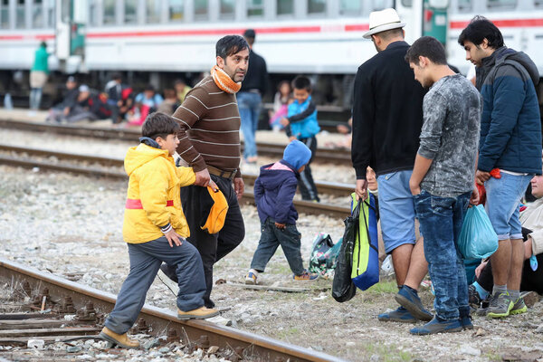 Syrian refugees in Dugo Selo