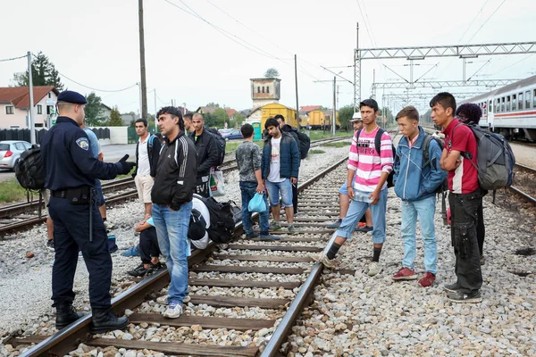 Dugo Selo'daki Suriyeli mülteciler