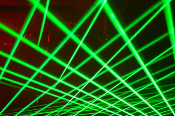 Green lasers — Stock Photo, Image