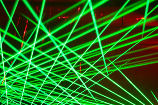 Green lasers — Stock Photo, Image