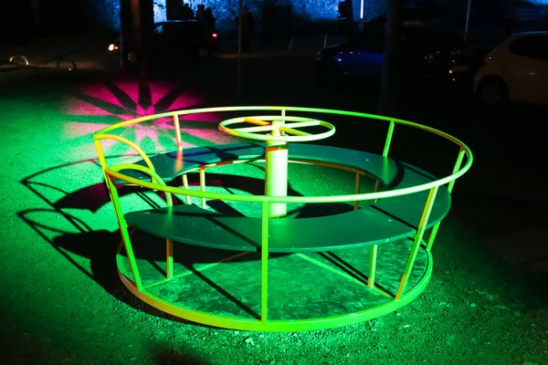 Zagreb Croatia March 2018 Illuminated Children Park Festival Lights Zagreb — Stock Photo, Image