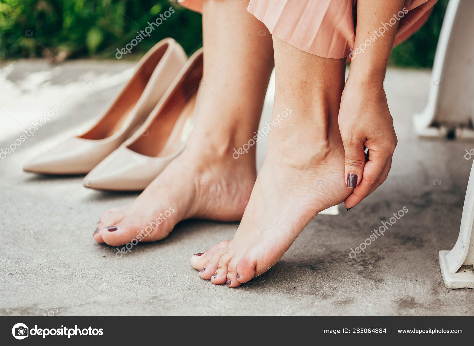 ноги не видим