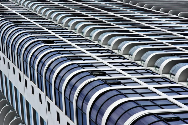 2018 ベトナム ニャチャン モダン住宅高層ビルのテクスチャの詳細 経済学 将来の概念 抽象的な背景を構築 — ストック写真