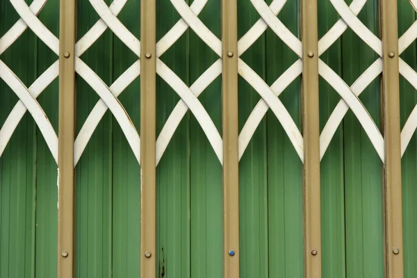 Porta Verde Sfondo Lavori Progettazione — Foto Stock