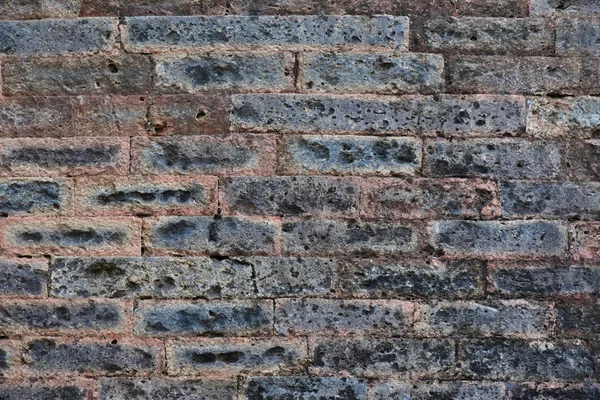 Dark Brick Wall Original Design Background Brickwork Cement Ancient Building — Stock Photo, Image