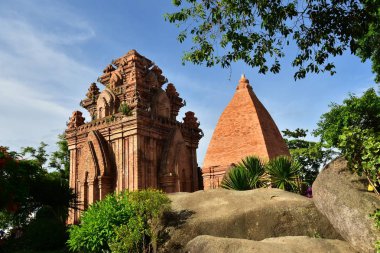 Ponagar veya Thap Ba Po Nagar Nha Trang city Vietnam yakınındaki bir Cham Tapınağı kule var. Önemli bir işleme Photoshop olmadan doğal fotoğraflar