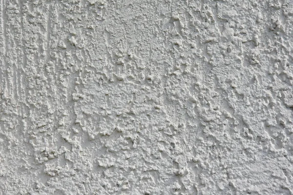 白色老粗糙水泥墙混凝土背景纹理 — 图库照片
