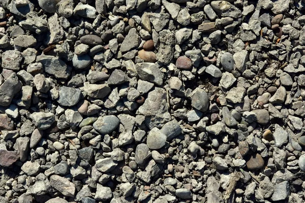 Crushed Gravel Asphalt Concrete Waste Mixed Abstract Background — Stock Photo, Image