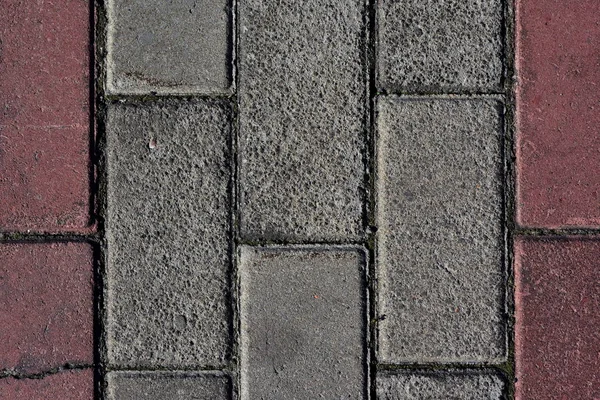 Cobbles Blocos Concreto Grosso Cores Diferentes — Fotografia de Stock