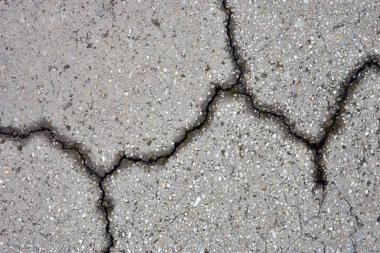 Kırık Beton zemin dokusuna yakın çekim