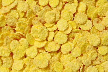 Mısır gevreği, düz arka plan