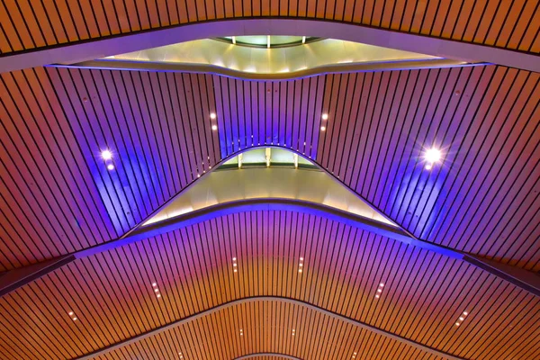 July 2018 Cam Ranh Vietnam Ceiling Lighting Airport Building — Stock Photo, Image