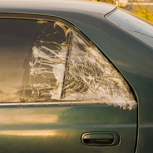 Broken rear window — Stock Photo © photographee.eu 35203567
