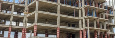 Beton çerçeve terk edilmiş şantiye Binası