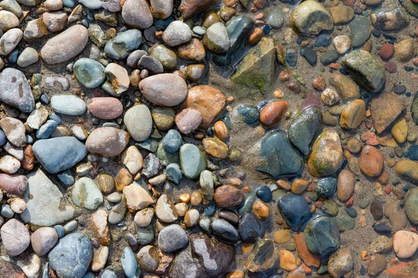 Grava Con Textura Agua Fondo Abstracto Natural Cerca — Foto de Stock