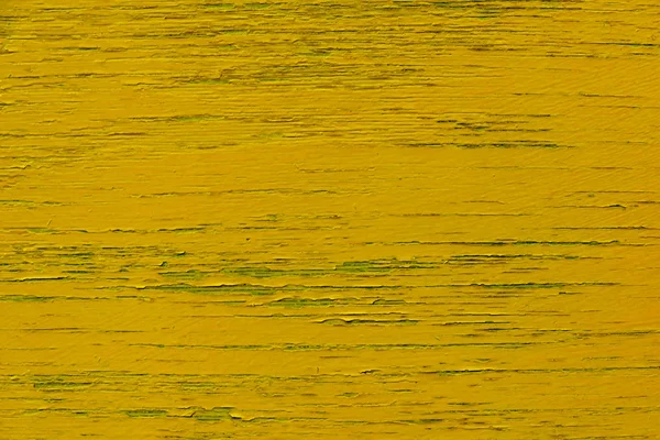 Sarı Arka Plan Eski Bir Ahşap Zemin Üzerinde Peeling Boya — Stok fotoğraf