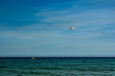 Jule 4, 2018. Cam et. Vietnam. Yolcu uçağı denize iniş 