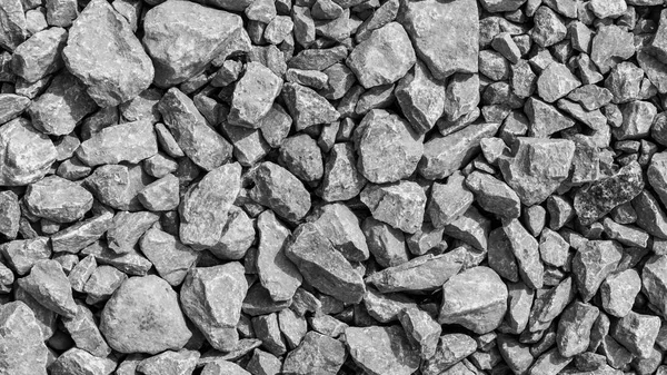Rubble Texture Natural Abstract Dark Black White Background Close — Stock Photo, Image