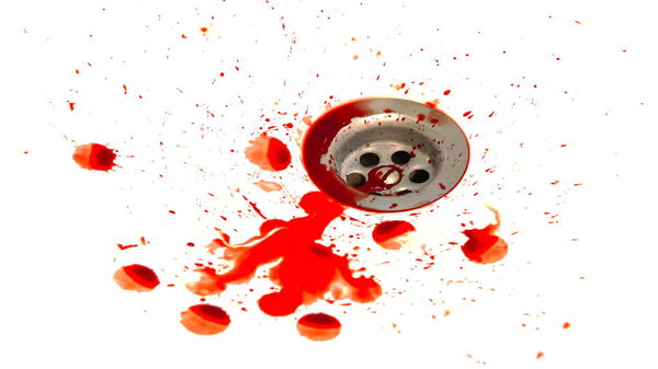  blood drain bathroom sink
