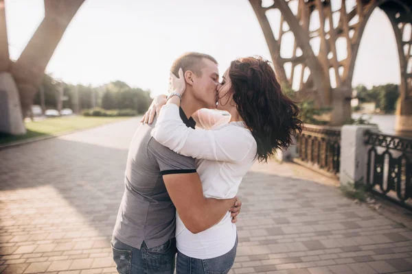 Vacaciones Verano Amor Viajes Turismo Relación Citas Concepto Romántico Feliz —  Fotos de Stock