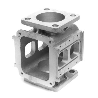 Beyaz arka plan üzerinde izole otomobil parçaları