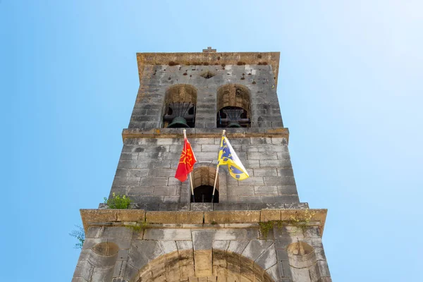 Frankreich Labeaume Ardeche Die Kirche Saint Pierre Mittelalterlichen Dorf — Stockfoto