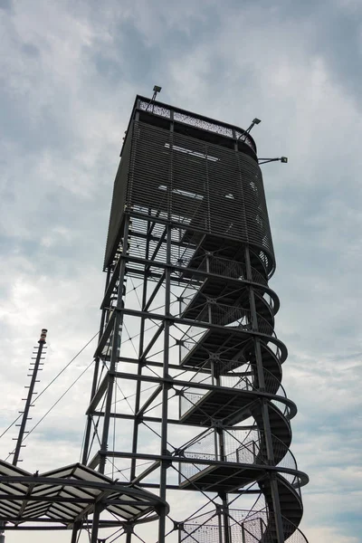 Friedrichshafen Konstanz Gölü Üzerinde Büyük Çelik Gözcü Kulesi — Stok fotoğraf