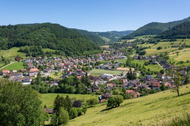 Kara Orman'daki küçük muenstertal köyü