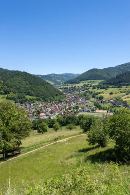 Kara Orman'daki küçük muenstertal köyü