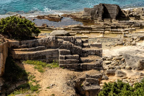 Côte rocheuse de Punta de Amer sur l'île de Majorque — Photo