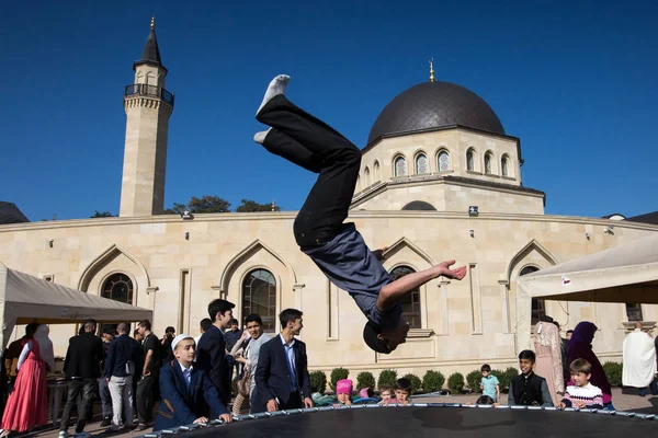 Kiev Ukrayna Rahma Camii Nde Kurban Bayram Müslüman Tatil Eylül — Stok fotoğraf