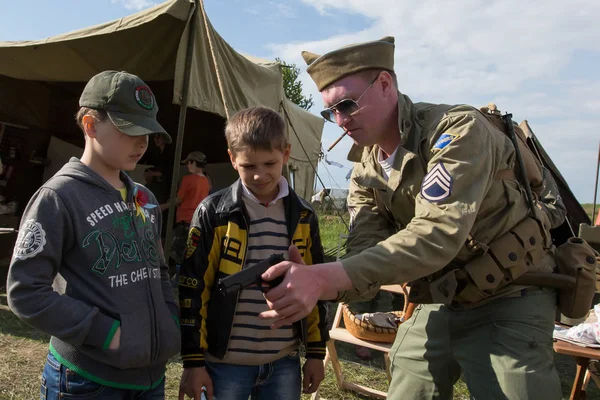 Военный Фестиваль Victory Память Жертвах Второй Мировой Войны Киеве Украина — стоковое фото