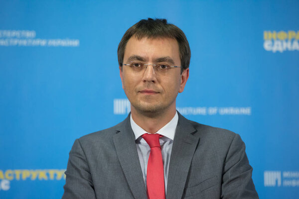 Minister of Infrastructure of Ukraine Volodymyr Omelyan during a briefing in Kiev, Ukraine. September 13, 2018.