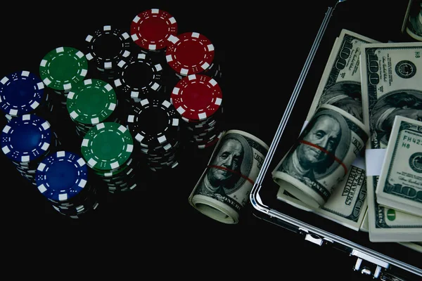 Conceptos Juego Los Empresarios Están Apostando Casino Las Apuestas Son — Foto de Stock