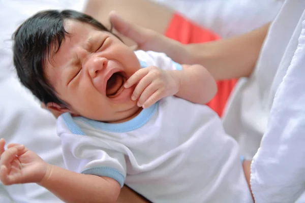 Concepto Para Recién Nacidos Los Bebés Recién Nacidos Duermen Una — Foto de Stock