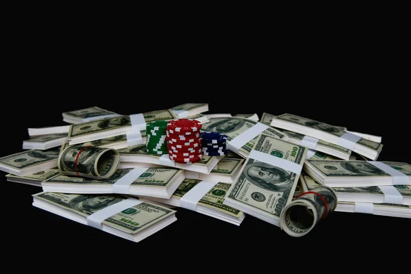 Gambling Concepts Businessmen Gambling Casino Betting Gamble Investors Businessmen Playing — Stock Photo, Image