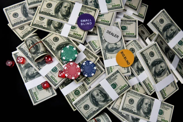 Gokken Concepten Ondernemers Zijn Gokken Het Casino Wedden Een Gok — Stockfoto