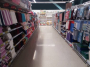 bulanık fotoğraf, bulanık resim, büyük mağazalar var birçok ürün, arka plan