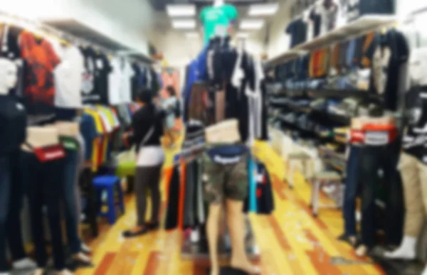 Foto Sfocata Immagine Sfocata Persone Che Fanno Shopping Nei Grandi — Foto Stock