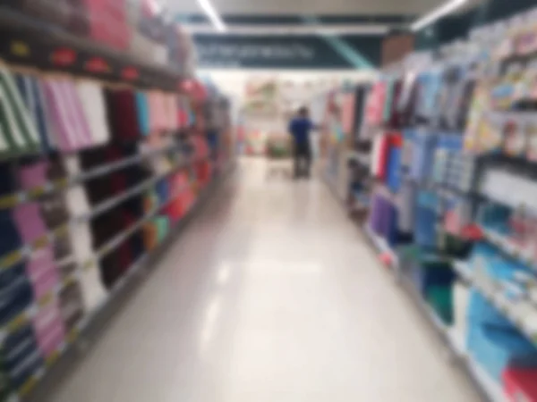 Blurred Photo Blurry Image Department Stores Have Many Products Background — Stock Photo, Image