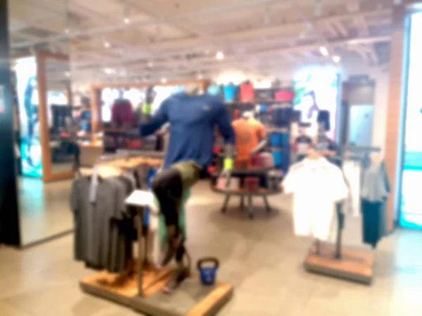 Foto Kabur Gambar Buram Orang Belanja Department Store Latar Belakang — Stok Foto