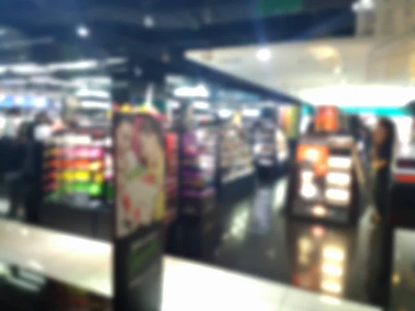 Blurred Photo Blurry Image People Shopping Department Store Background — Stock Photo, Image