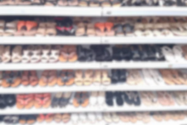 Blurred Photo Blurry Image Shoe Shop Background — Stock Photo, Image