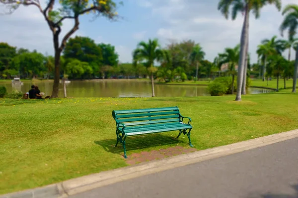 Immagine Sfocata Atmosfera Nel Parco — Foto Stock