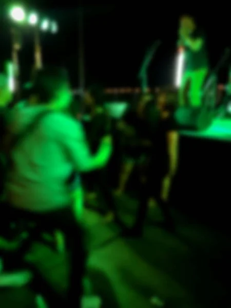 ピンぼけの写真 ぼやけたイメージ 夜パーティー コンサートの背景 — ストック写真