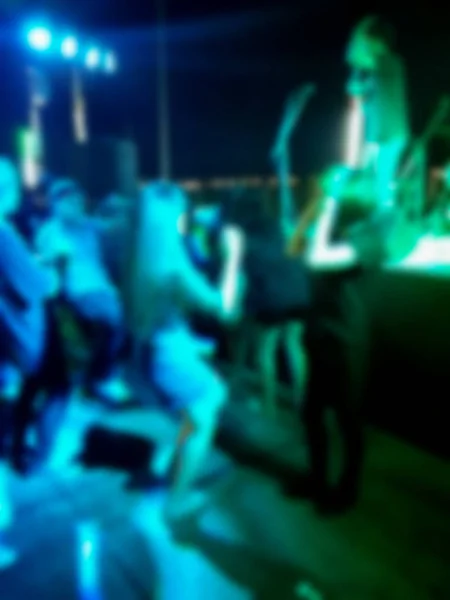 Blurred Photo Blurry Image Night Party Concert Background — Stock Photo, Image